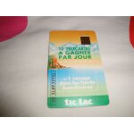 Carte de t�l�phone tic tac