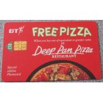 Carte t�l�phonique anglaise - b t special edition phonecard - 10 fond rouge - avec la publicit� deep ...