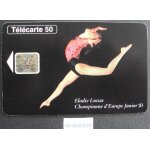 Carte téléphonique : elodie lussac - championne d' europe junior 93 . 50u . Carte téléphonique : elodie lussac - championne d' europe junior 93 . 50u .