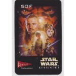 Carte t�l�phonique kertel de 50 f - star wars episode 1 : affiche