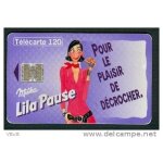 Carte tlphonique milka  lila pause