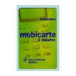 Carte téléphonique - mobicarte echantillon 2 minutes - verte Carte téléphonique - mobicarte echantillon 2 minutes - verte