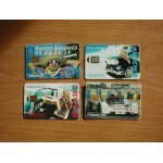 Cartes téléphoniques peugeot - lot de 4 Cartes téléphoniques peugeot - lot de 4