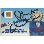 Carte telephonique signee robert charlebois