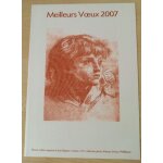 Carte meilleurs voeux 2007, mozart enfant, sanguine de jean - baptiste greuse, 1763.