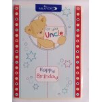 Carte de voeux - anniversaire pour son oncle, ours (riverside cards, anglais)