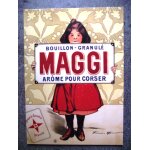 Carte meilleurs voeux bouillon granul maggi arme pour corser