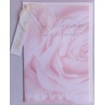 Carte de voeux - mariage - heureux anniversaire de mariage - 17 x 11, 5 cm - carte double sans message ...