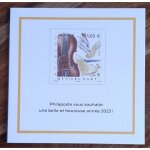 Carte de voeux pour r�servataires philaposte 2023