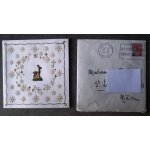 Carte de voeux et son enveloppe ecrite en 1959