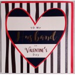 Carte de voeux - to my husband on valentine's day / pour mon epoux a la saint valentin - carte 2 volets ...