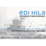 Carton d'invitation de l'exposition de edi hila paysages transitionnels a la jgm. galerie le 15 janvier ... Carton d'invitation de l'exposition de edi hila paysages transitionnels a la jgm. galerie le 15 janvier ...
