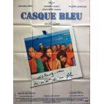 Casque bleu - affiche originale de cin�ma - format 120x160 - de g�rard jugnot avec g�rard jugnot, victoria ...