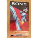 Cassette video vhs sony 180min / 3 heures, qualit premium, hifi nicam, neuve sous blister