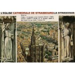 Cath�drale de strasbourg,   l'eglise et la synagogue .