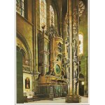 Cath�drale de strasbourg,   le pilier des anges (1125 - 1230) et l'horloge astronomique  .