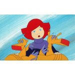 Cellulo original les mondes engloutis style moebius sun beneath the sea rebecca bic bac 1984