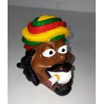 Cendrier rasta smoker reggae en rsine humoristique
