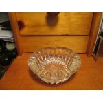 Cendrier en verre cisel vintage