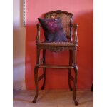 Chaise haute pour bb de style louis xv