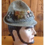 Chapeau tyrolien et / ou bavarois dolomithunt t54 & 22 broches