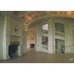 Château de chambord, grand escalier a double rampe en spirale . Château de chambord, grand escalier a double rampe en spirale .