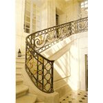 Chteau du champ de bataille, le neubourg : grand escalier d'honneur (photo : pascual)