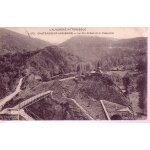 Chateauneuf les bains - le pic alibert et la passerelle - oblit�r�e 1912 - ref 022 285
