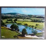 Chateauneuf - val - de - bargis vue a�rienne etang communal vall�e du moulin