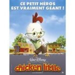 Chicken little - affiche de cin�ma pli�e 120x160 cm