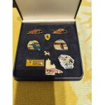 Coffr� pins du salon f�rrari passion de bourges ann�� 95 prost al�si .
