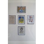Collection de timbres france neufs * * : 8 annes compltes de1978 a 1985 avec carnets croix rouge, poste ...