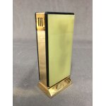 Collector briquet de table sarome vintage electrique m�tal dor� & alb�tre n2