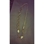 Collier chaine et pierre annee 1980