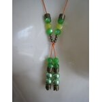 Collier sautoir boho boheme perles multicolore fait main