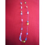 Collier sautoir boho boheme perles multicolore fait main