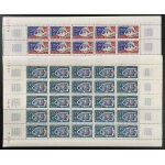 Comores 1968 yt 47 - 48 planche sheet poissons tropicaux fish fische faune marine aquarium ocean corail ...