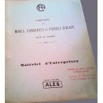 Compagnie des mines fonderies et forges d'alais usine de tamaris materiel d'entretien al�s
