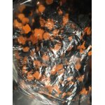 Confettis halloween noir / orange - gros paquet - neuf