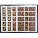 Congo 1978 yt 480 - 483 planche sheet rubens art peinture baroque religieux pierre paul maitre flamand ...