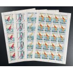 Congo 1983 yt pa 304 - 307 planche sheet jeux olympiques los angeles planche a voile windsurf segeln ...