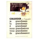 Conjugaison # verbe grandir a l'imparfait (monique touvay)