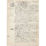 Contrat de mariage entre charles perret commis papetier a lyon et fran�oise boulot 7 juillet 1825 notaire ...