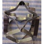 Cookie cutter avec 6 formes diffrentes : coeur, diamant, pique, trfle, etoile, croix - acier inoxydable ...