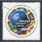 Coupe du monde de football (6)  ; france98 ; : ballon de football avec mention  ; champion du monde france ; ...