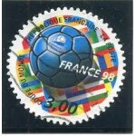 Coupe du monde de football  ; france98 ; (5) ann�e 1998 autoadh�sif n 3140 ou 17 yvert et tellier luxe ...