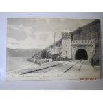 Cpa 73 aix les bains lac du bourget - tunnel du chemin de fer - non ecrite
