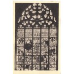 Cpa bourg en bresse ' eglise de brou - vitrail - l�assomption de la vierge