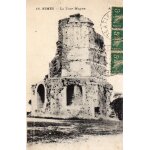 Cpa - monuments gard - n�mes la tour magne