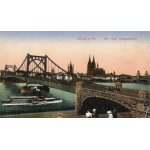 Cpa - ponts - allemagne - cologne - die neue h�ngebr�cke